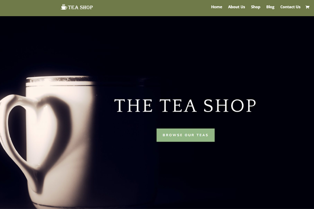 Online Tea Shop